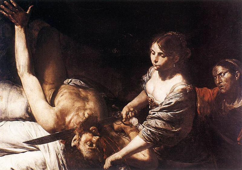 VALENTIN DE BOULOGNE Judith and Holofernes oil painting image
